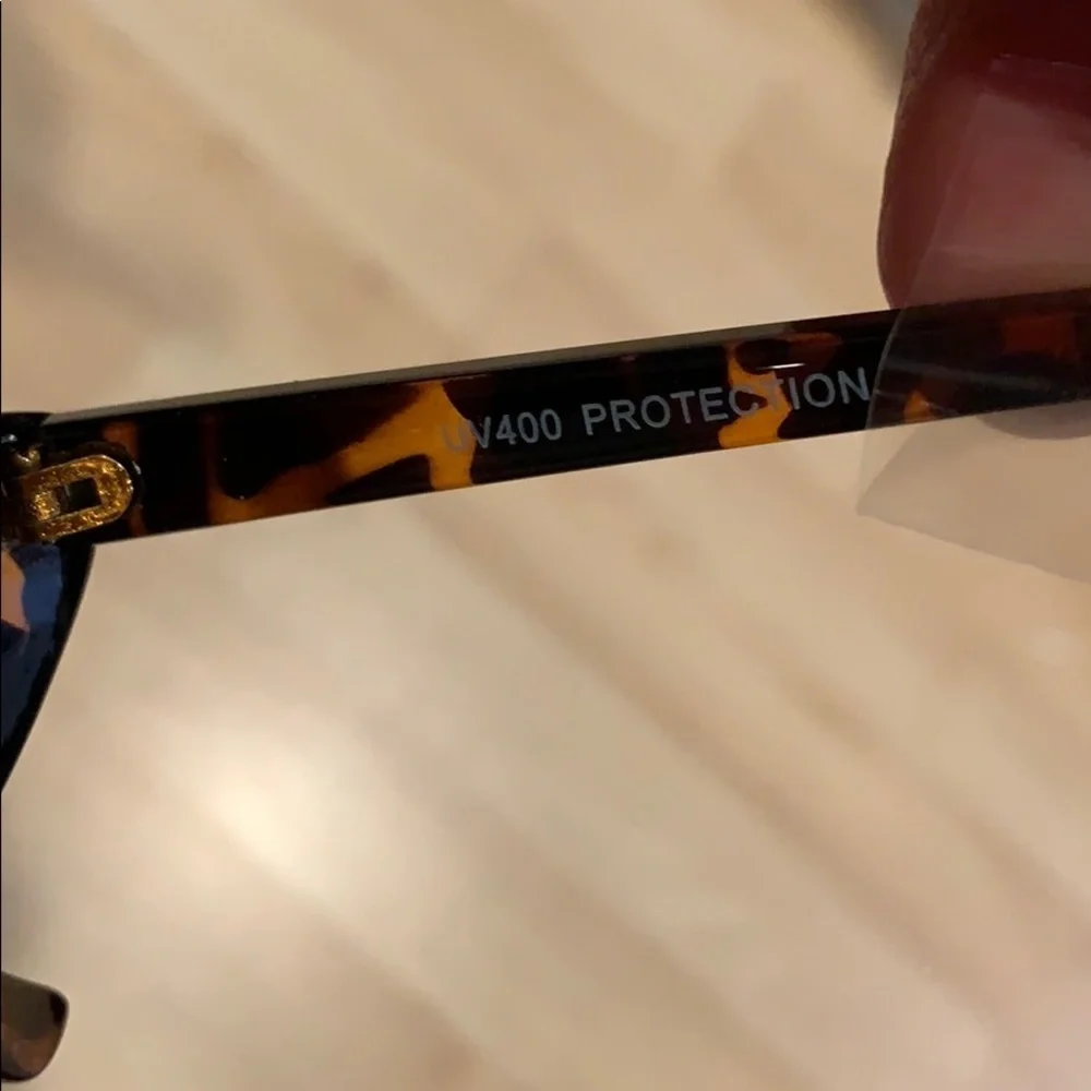 Cat Eye Brown narrow Small Sunglasses